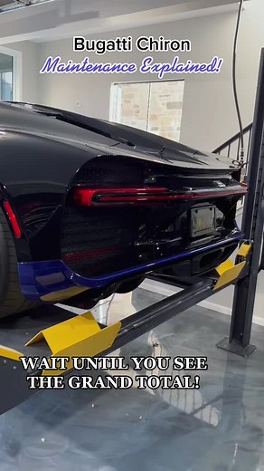 $$$,$$$ Every 4 Years to Maintain Your Chiron! 🥴 #bugatti #chiron #fyp #thehamiltoncollection