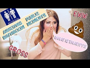 ANNOYING PUBLIC RESTROOM MOMENTS | FUNNY SKIT