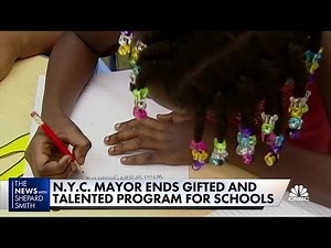 NYC ends gifted and talented program