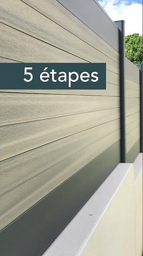 Poser sa clôture par fixation en 5 étapes