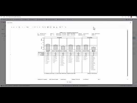 How to Score and Print a Form in ASEBA Web, ASEBA PC and ASEBA Network