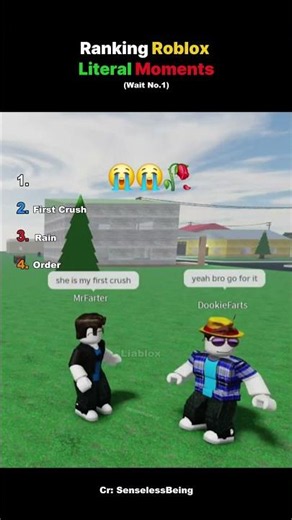 Ranking Roblox Literal Memes Moments pt7 #roblox #memes #shorts