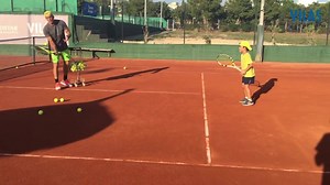Best age to start training for children? The sooner the better! Help your child to improve like a pro with our High Performance Program for players u12. Edu Abrines, with 20 years of experience, is one of the best coaches for young players. http://bit.ly/1XbZbEj | Vilas Tennis Academy