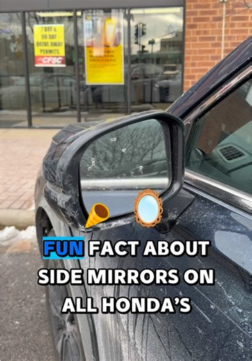 Did you know Honda engineered the side mirrors not to break just in case they get pushed one direction or the other?!?! This is day 34 of posting a new Honda/Acura feature, Tip & Trick video EVERYDAY in 2026 #Honda #Acura #HondaAccord #hondaCivc #HondaCrv