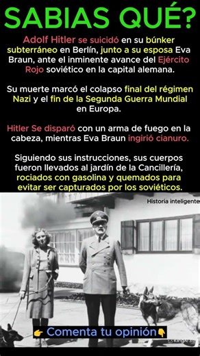 La muerte de Hitler en su Búnker