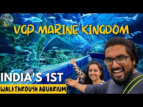 VGP Marine Kingdom Chennai - 2022 Updates | India's 1st Underwater Aquarium | Perfect Weekend trip