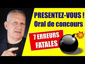 Oral presentation for civil service exams: 7 fatal mistakes + solutions