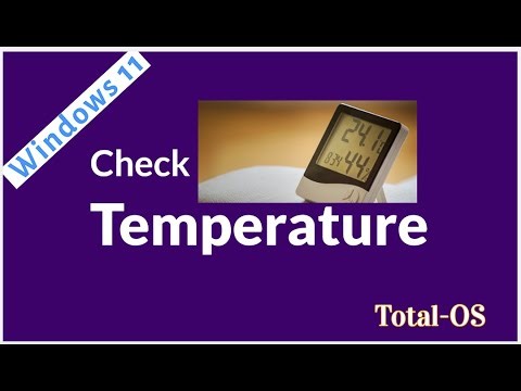 How To Check Windows PC Temperature For Free