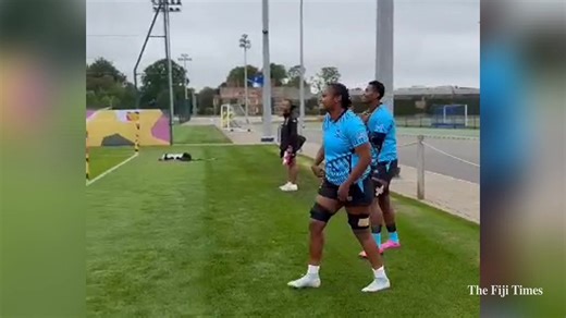 #FijiTimesSports | The Fijiana 15s team put in the hard yards ahead of their first 2025 Women's Rugby World Cup match against Canada on Sunday, 4.30am at the LNER Community Stadium in York, England. 🎥 SUPPLIED | The Fiji Times