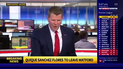 BREAKING NEWS: Watford FC confirm Quique Sanchez Flores will leave after the end of the season. Thoughts? More on Sky Sports News HQ. | Sky Sports