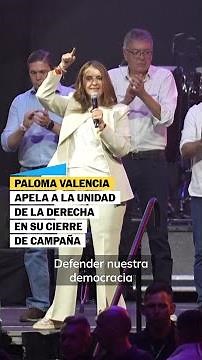PALOMA VALENCIA appeals for RIGHT-WING UNITY at her CAMPAIGN FINALE #shorts