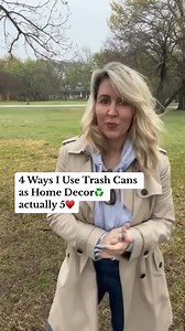 205K views · 1.5K reactions | 4 Ways I Use Trash Cans for Home Decor actually 5! Lots of questions about my trash can upcycles here are some of my faves! 5 #planter #trashcanhack #trashcan #upcycleideas #hack #homehacks #upcycle #rework #up | Sarah Teresinski | Facebook