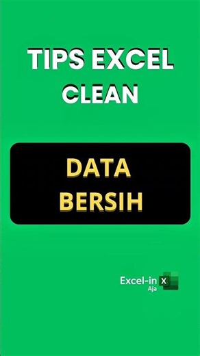 Data Excel Aneh? Bersihkan Pakai CLEAN! 🧹 #excel #exceltutorial #belajarexcel #cleanexcel #shorts