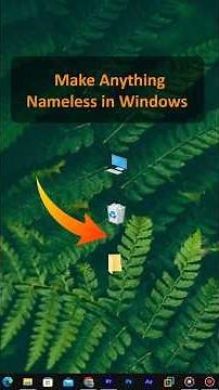 Create Invisible Folder Name in Windows 10 & 11