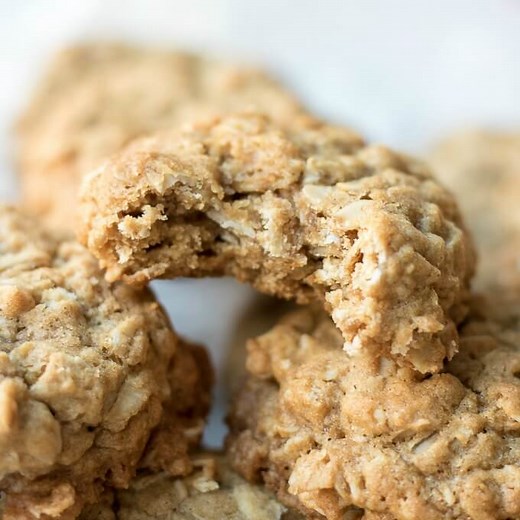 Cinnamon Oatmeal Cookies - Oats, Cinnamon, Brown Sugar, Butter