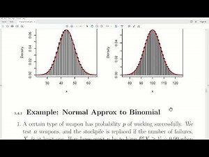 ims48 - Limiting Distributions(4/7): Normal Approximation to a Binomial