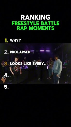 Ranking Freestyle Battle Rap Moments! Battlegrounds!