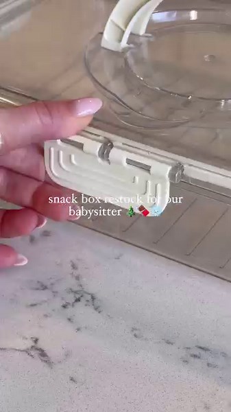 Snack Box Restock We Made for Our Babysitter