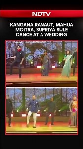 Kangana Ranaut, Mahua Moitra, Supriya Sule Dance At Naveen Jindal's Daughter's Wedding