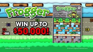 Frogger's here! Win up to $50k playing #Frogger Scratch. What would you cross the road for? | Washington's Lottery