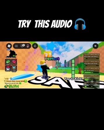 try this audio for view ll ROBLOX KICK A LUCKY BLOCK #roblox #youtubeshorts #shorts #viral
