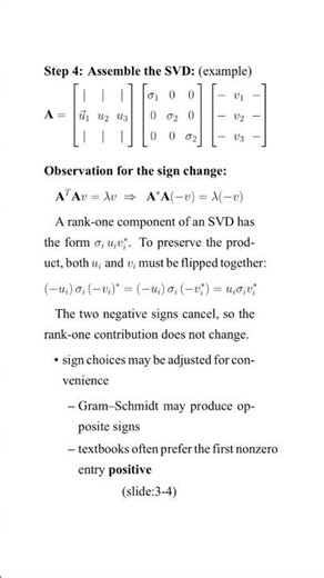 SVD Decomposition Summary | Numerical Analysis