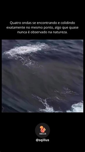 SQILLUS on Instagram: "Um vídeo registrado na Austrália chamou a atenção nas redes ao revelar um fenômeno oceânico raríssimo: quatro ondas de grande energia se encontrando quase ao mesmo tempo em um único ponto. A cena impressiona pelo impacto visual e também pelo que representa do ponto de vista científico, despertando o interesse de pesquisadores que estudam a dinâmica costeira e o comportamento das ondas. Esse tipo de acontecimento pode ser explicado pelo fenômeno da interferência de ondas, q