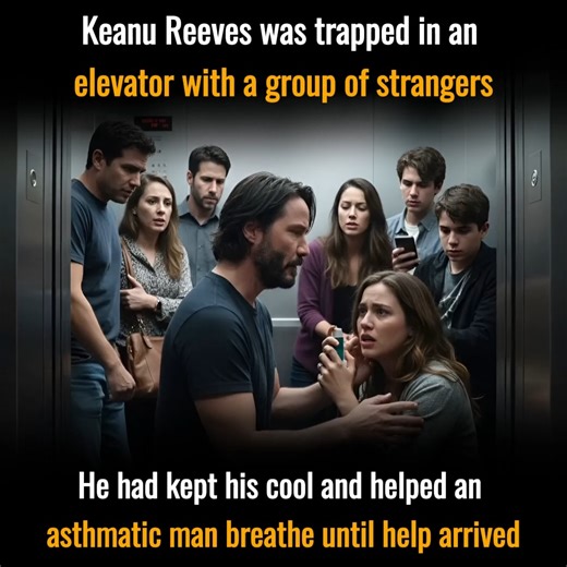 Keanu Reeves was trapped in an elevator with a group of strangers – hours later, it was revealed that he had kept his cool and helped an asthmatic man breathe until help arrived #KeanuReeves #keanureevesofficial #heartwarmingstories | Now You Know The Rest Of The Story
