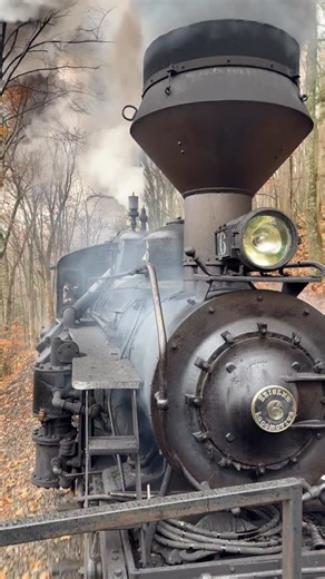 Bryan Burton on Instagram: "Heisler 6 pushes us to a switchback at the Cass Scenic Railroad. 11/2025"