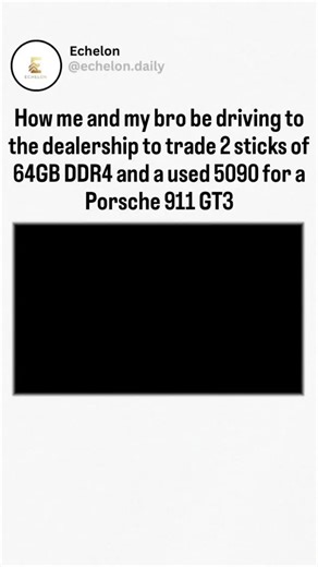 Echelon on Instagram: "THE $5,000 "SILICON LIQUIDITY" EVENT 🏛️🏎️ ​While the public buys "LUXURY CARS," the ECHELON CIRCLE is trading "LUXURY SILICON" for high-performance assets. ​As of January 9, 2026, the price per Gigabyte has officially decoupled from reality. Here is the 1% breakdown: ​1️⃣ THE PRODUCTION BLACKOUT: The "Big 3" chip makers killed legacy DDR4 lines last year to feed the AI beast. This has left millions of workstation and server systems in a "Supply Death Spiral." Your old RA