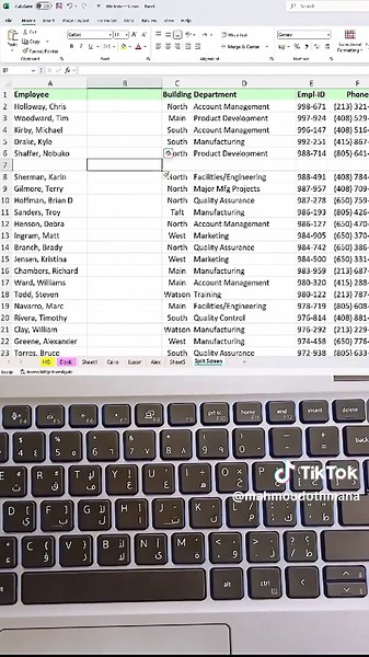 ازاي تضيف صف أو عمود باستخدام الاختصارات في الاكسيل Insert row or column in #Excel . . . #exceltricks #exceltips #dataanalytics #finance #business #tutorials #learning #accounting #excel_learning #study #spreadsheets #SQL #work #company #الاكسيل #English #Fyp #Viral #Shortcuts #Microsoft