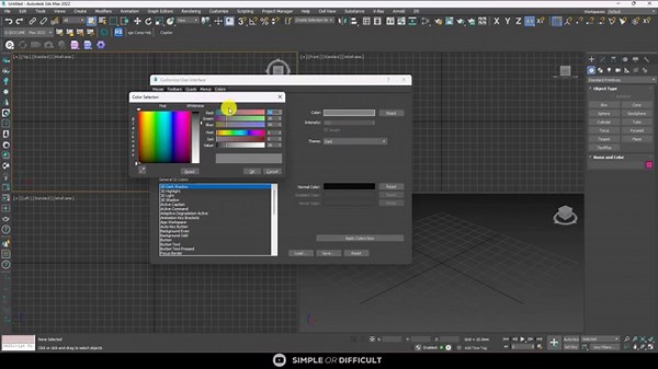 How to Change Viewport Background Colour in 3ds Max