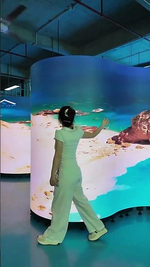 Flexible LED screen for creative event. AU series #leddisplay