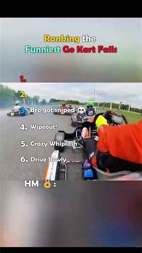 The funniest go kart moments, ranked.