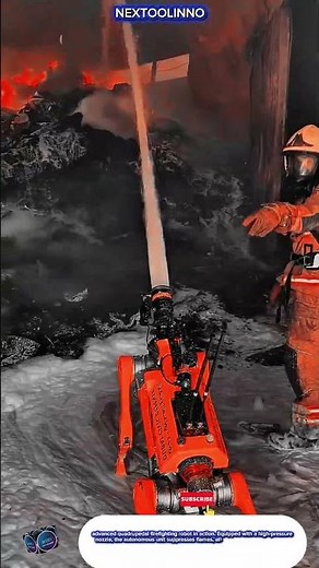 Advanced & Tough: Next Machine Innovation's Automated Quadruped Firefighting Robot