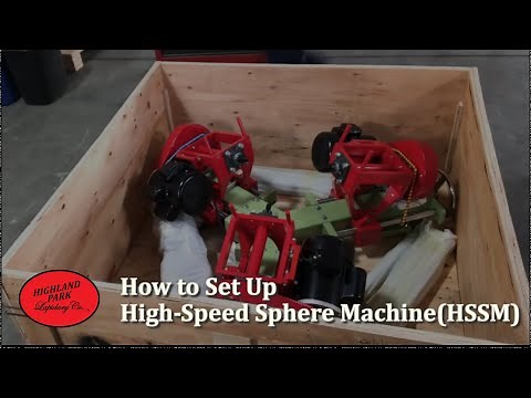 How to set up High-Speed Sphere Machine(HSSM)