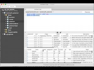 SQLPro for MySQL - Query result editing and multiple result sets
