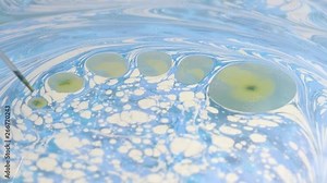 Beautiful experiments with paints and water