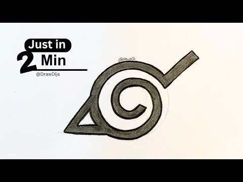 How to Draw Naruto Sign || Easiest Way Ever || Easy Drawing