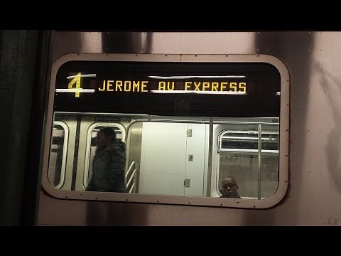 MTA NYC Subway: R142 (4) Train Recording Announcement to Woodlawn via Bronx Express