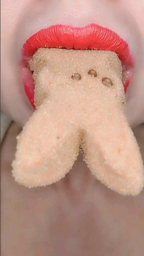 ASMR Satisfying Eating Peeps Marshmallow Bunny 🐰 #peeps #marshmallow #asmr