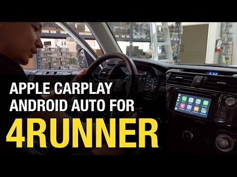 2014-2019 TOYOTA 4RUNNER | Wired Apple CarPlay Android Auto | Install & Demo