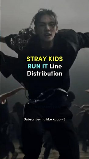 Stray Kids Run It line distribution #straykids #staybangtan
