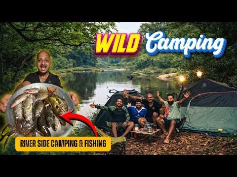 Deep Jungle River Camping 🌿🔥 | Kayak Fishing, Night Crab Hunt & Crazy Catch!