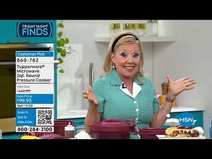 Tupperware Microwave 2Quart Round Pressure Cooker