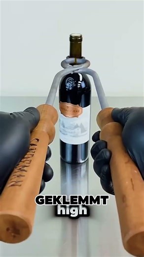 So öffnet man alte Weinflaschen 🍷 #shortvideo