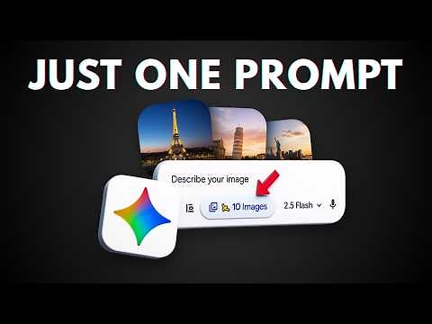 How to BATCH Generate 10 Images with Gemini AI - COPY This Prompt