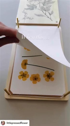 104 reactions | One of the best things about pressing flowers is...