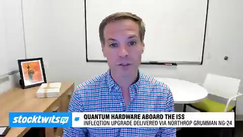 $INFQ Fun Fact: Christina Koch, who was an Astronaut on Artemis II, helped install @infleqtion quantum hardware on the ISS back in 2018. CEO Matt Kinsella told the story to @MicheleSteele on World Quantum Day 🔊