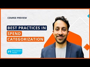 Best Practices in Spend Categorization